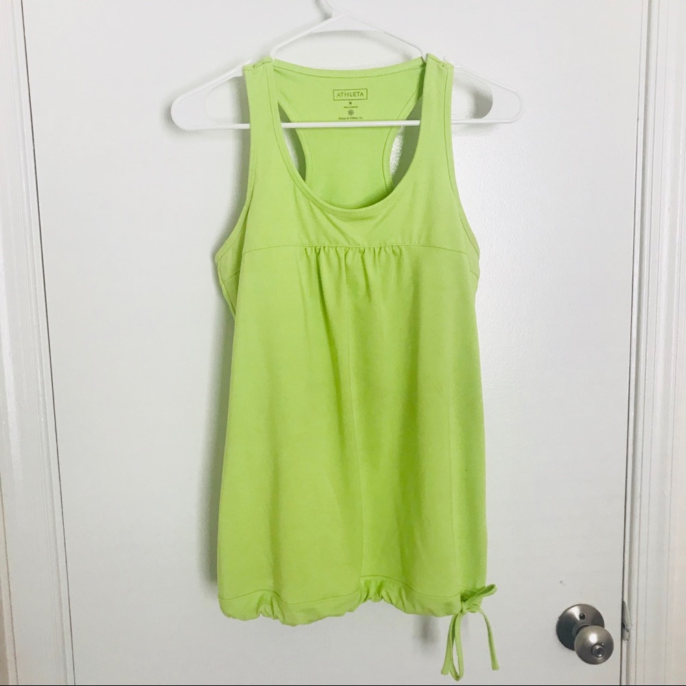 Athleta Women’s workout Tinker tank Green